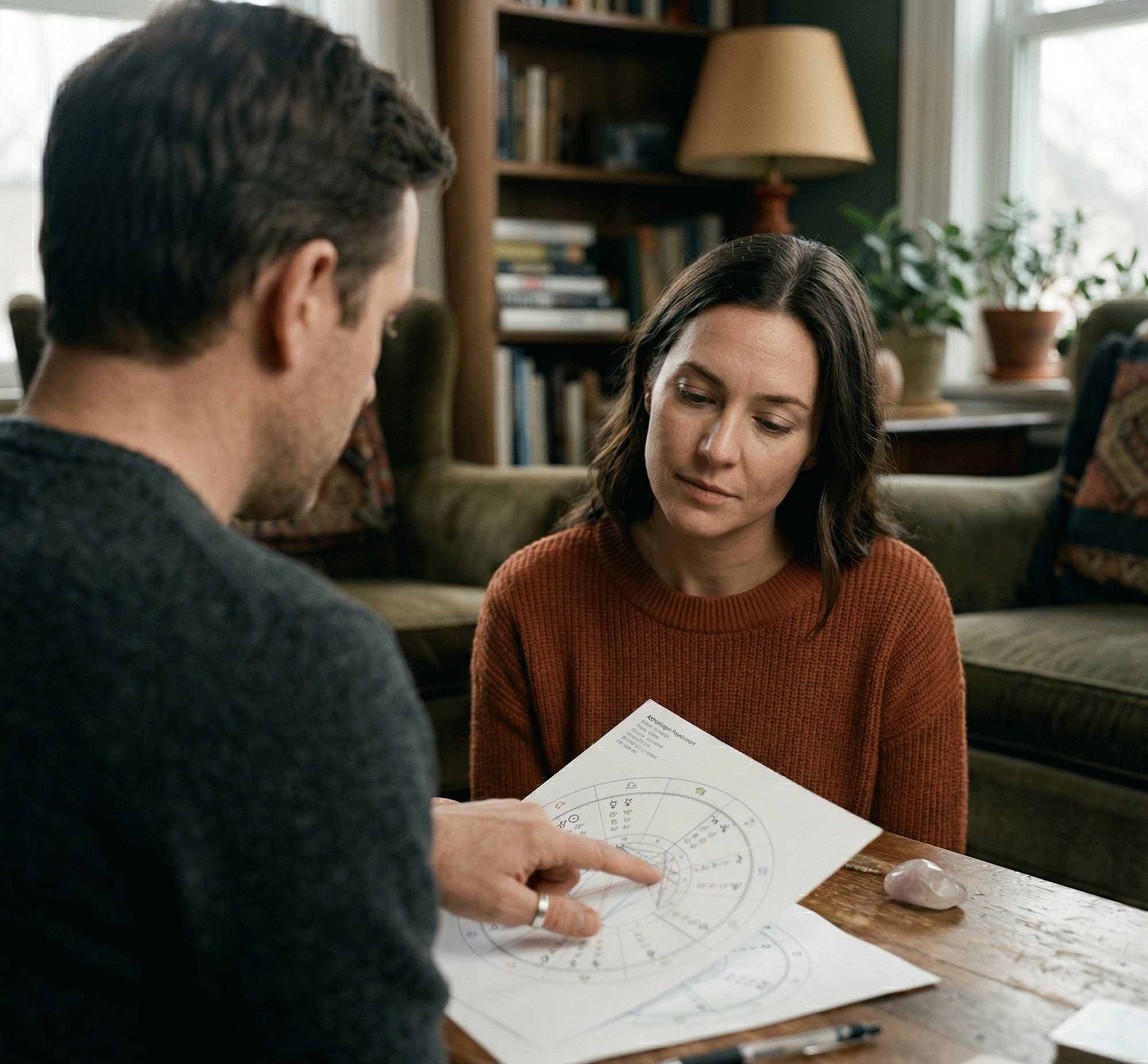 Une consultation d'astrologie védique